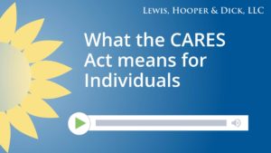 What the CARES Act means for Individuals
