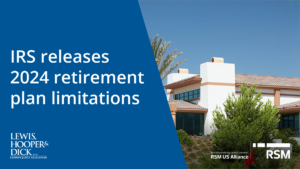 IRS releases 2024 retirement plan limitations